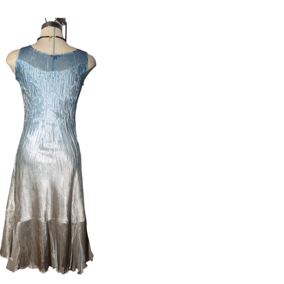 Komarov Luxury Designer Flare pleated Dress Size S - Picture 4 of 16